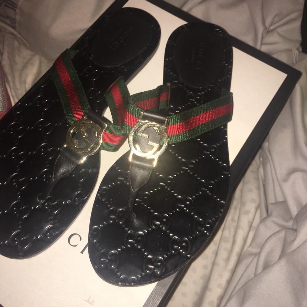 Gucci flip flops